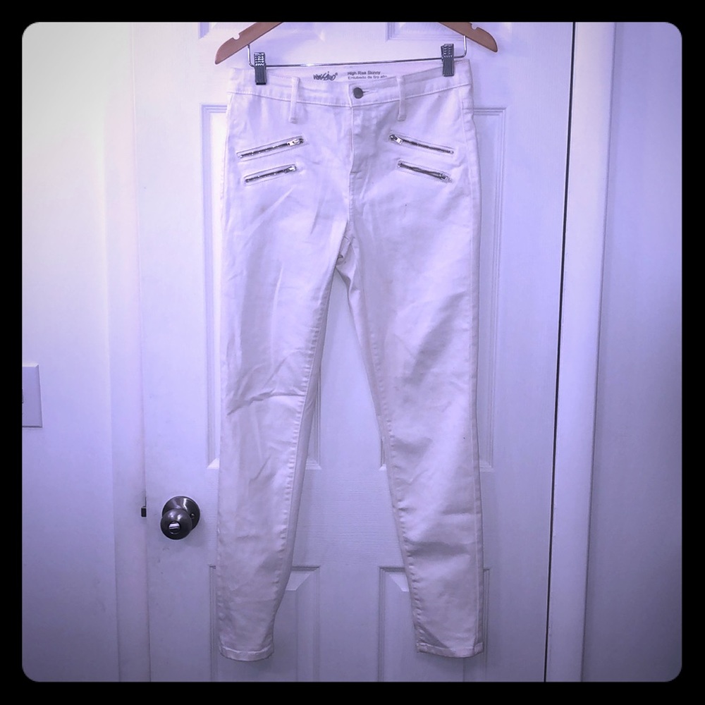 White Skinny Jeans Denim